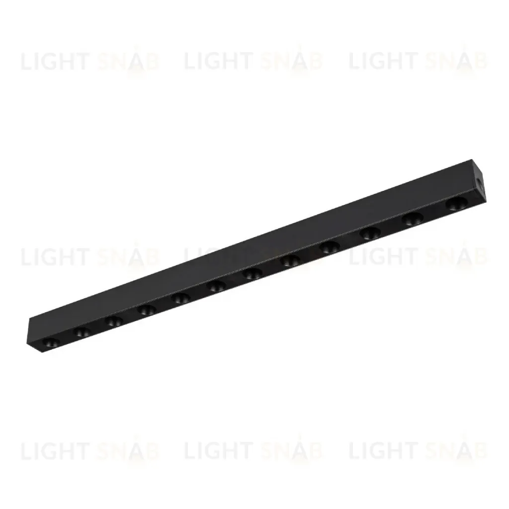 Трековый магнитный светильник Arlight MAG-DOTS-25-L400-12W Warm3000 (BK, 30 deg, 24V, DALI) 046324 046324