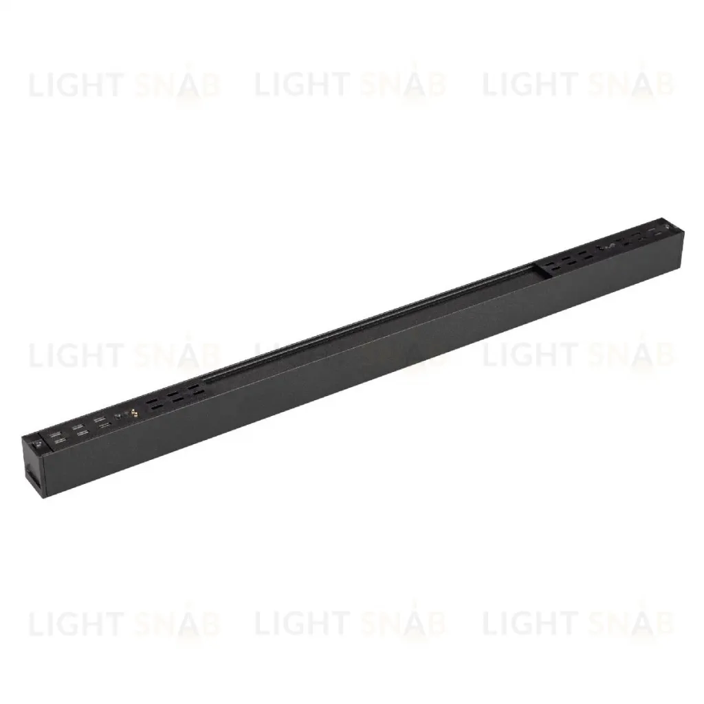 Трековый магнитный светильник Arlight MAG-DOTS-25-L400-12W Warm3000 (BK, 30 deg, 24V, DALI) 046324 046324
