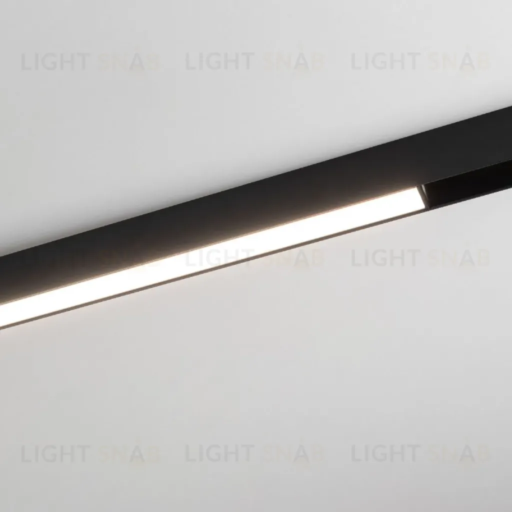 Трековый магнитный светильник Arlight MAG-FLAT-25-L800-24W Day4000 (BK, 100 deg, 24V, DALI) 046336 046336