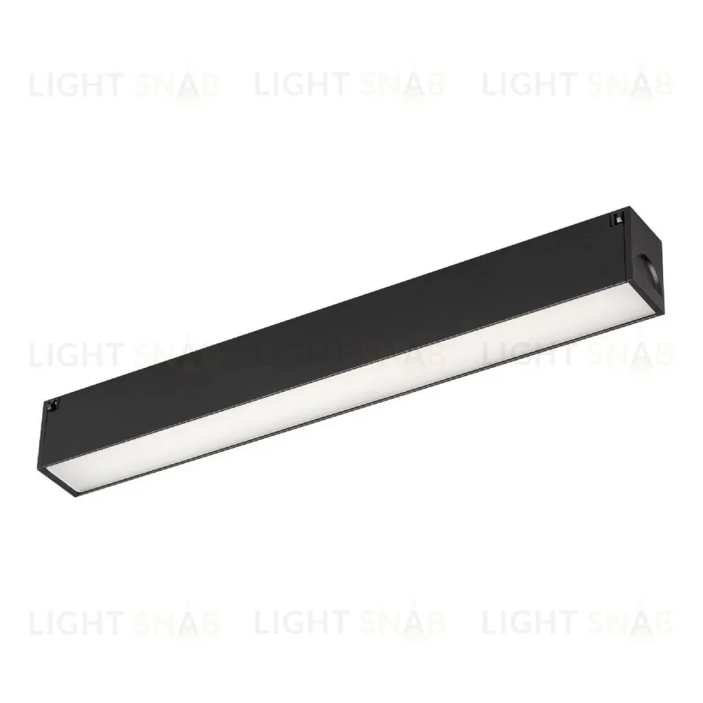 Трековый магнитный светильник Arlight MAG-FLAT-25-L400-12W Day4000 (BK, 100 deg, 24V, DALI) 036714 036714