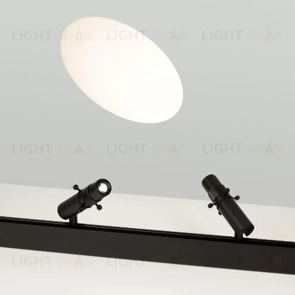 Трековый магнитный светильник Arlight MAG-ORIENT-SPOT-CROP-ZOOM-TC-R35-6W Warm3000 (BK, 19-29 deg, 48V) 045067 045067