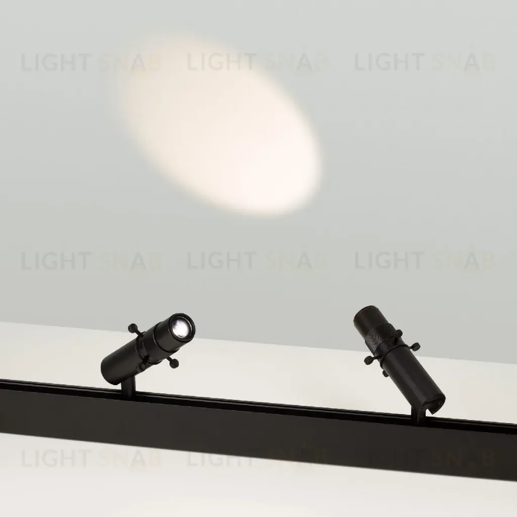 Трековый магнитный светильник Arlight MAG-ORIENT-SPOT-CROP-ZOOM-TC-R35-6W Warm3000 (BK, 19-29 deg, 48V) 045067 045067