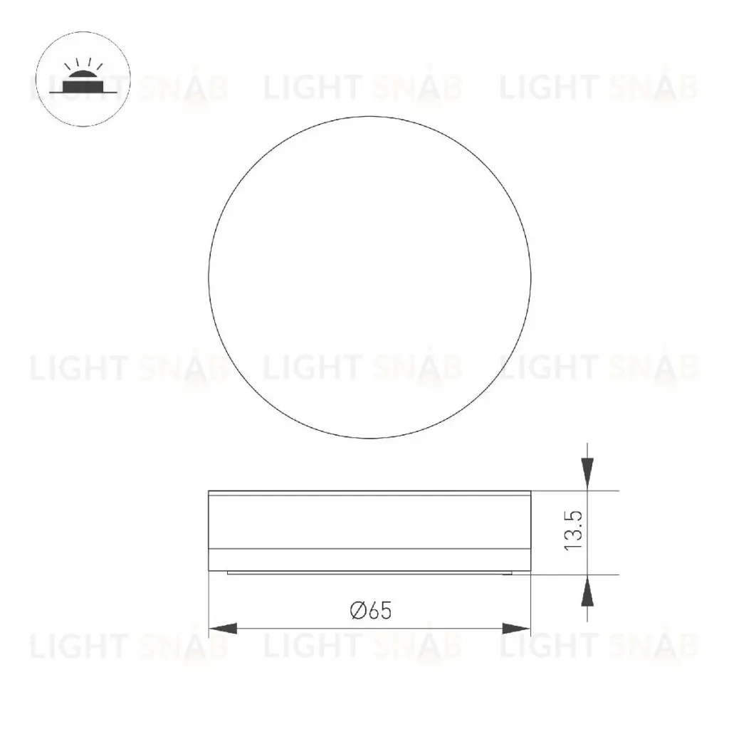 Накладка Arlight ART-DECK-CAP-ROLL-R65 (SL, STEEL) 045347 045347