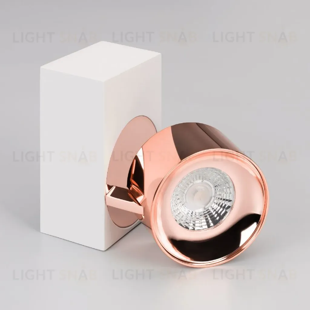 Накладной спот Arlight SP-PLURIO-SURFACE-S110x77-9W Day4000 (WH-COP, 36 deg, 230V) 040429 040429