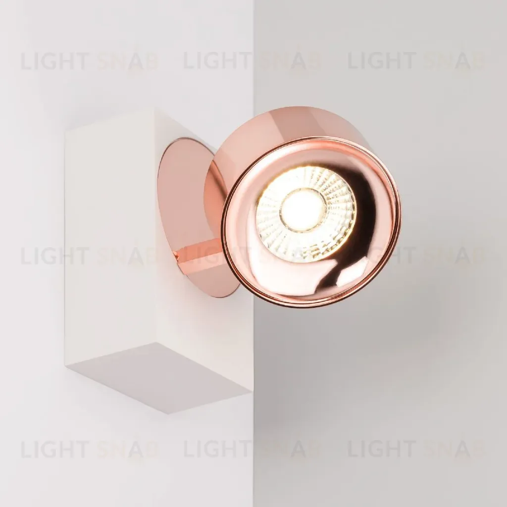 Накладной спот Arlight SP-PLURIO-SURFACE-S110x77-9W Day4000 (WH-COP, 36 deg, 230V) 040429 040429