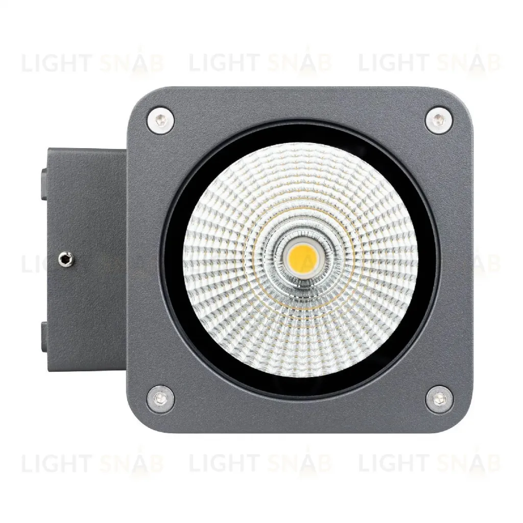 Уличный настенный светильник Arlight LGD-EVO-WALL-S100x100-12W Warm3000 (GR, 44 deg, 230V) 046193 046193
