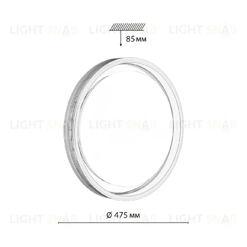 Настенно-потолочный светильник Sonex Meden 7698/DL 7698/DL