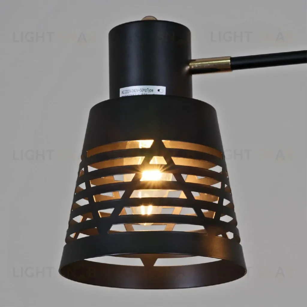 Потолочная люстра Reluce 06074-3.3-04 BK+FG 06074-3.3-04 BK+FG