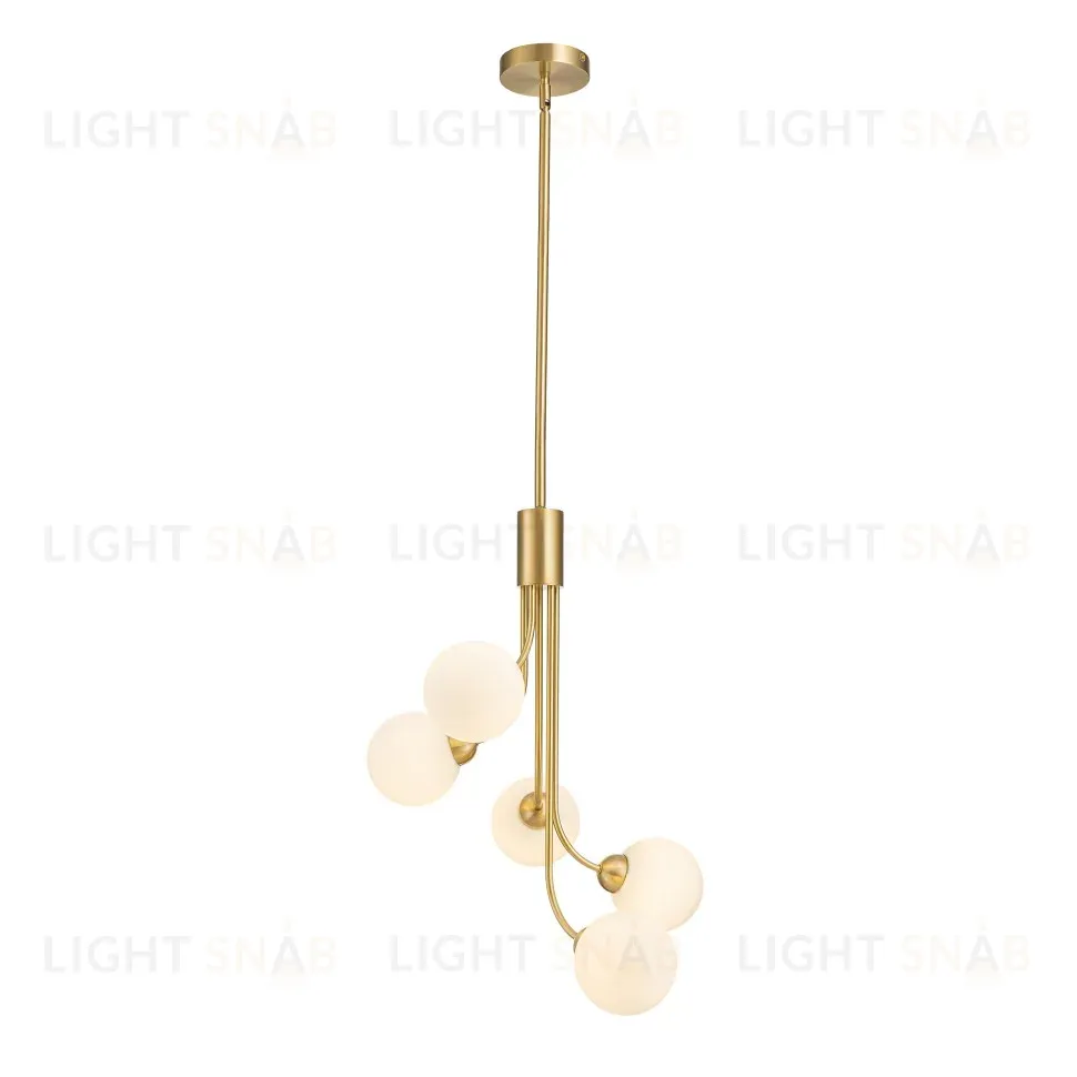 Подвесная люстра Belfast Bryson L-8130-5A BR GL L-8130-5A BR GL