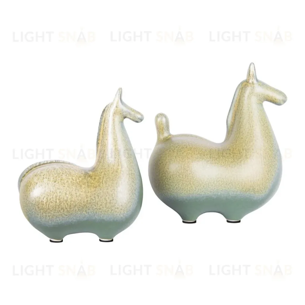 Статуэтка (2 шт.) Loft IT Horse 10283 Green (2 pcs) 10283 Green (2 pcs)