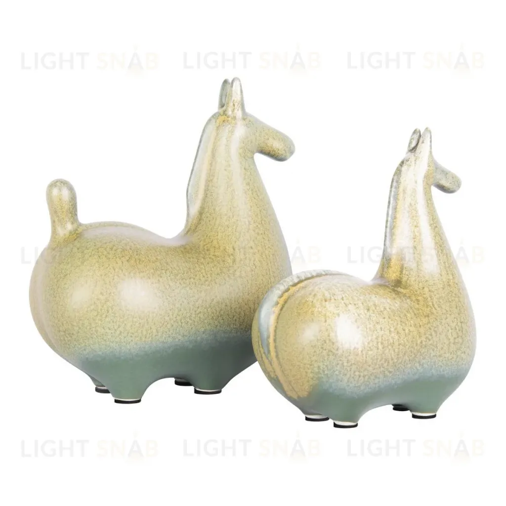 Статуэтка (2 шт.) Loft IT Horse 10283 Green (2 pcs) 10283 Green (2 pcs)