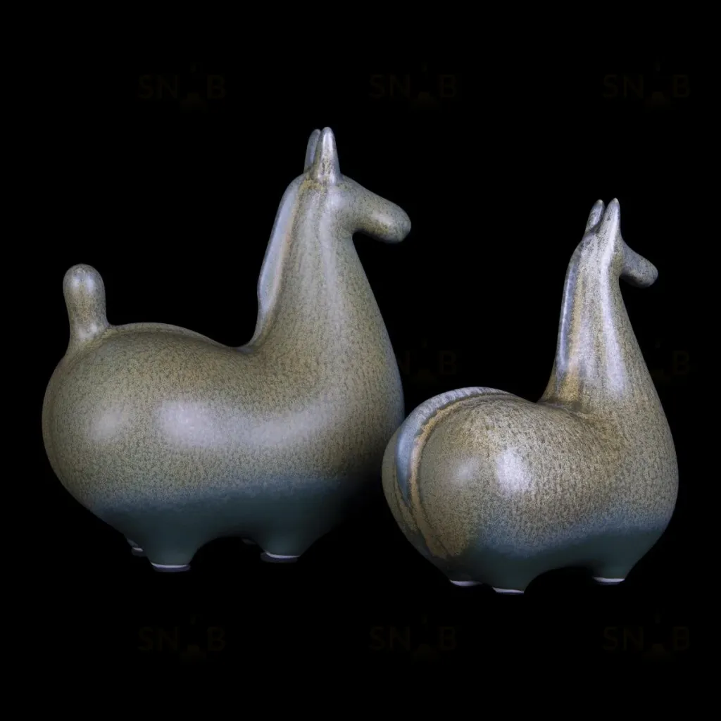 Статуэтка (2 шт.) Loft IT Horse 10283 Green (2 pcs) 10283 Green (2 pcs)