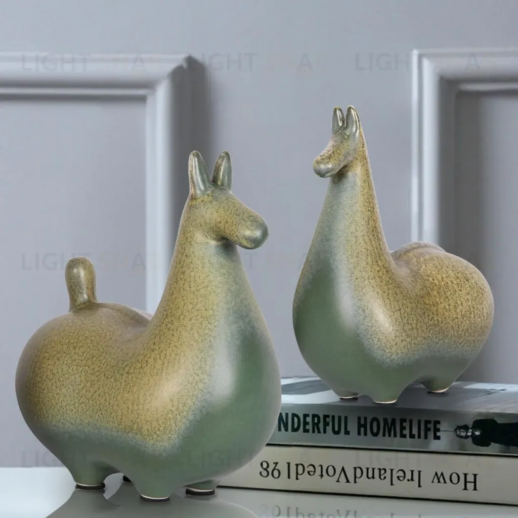 Статуэтка (2 шт.) Loft IT Horse 10283 Green (2 pcs) 10283 Green (2 pcs)