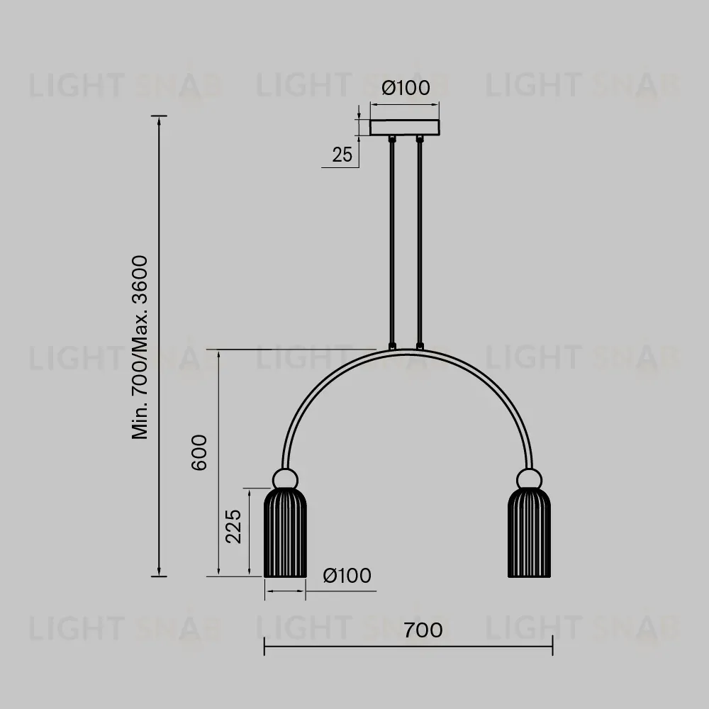 Подвесной светильник Maytoni Antic MOD302PL-02W MOD302PL-02W