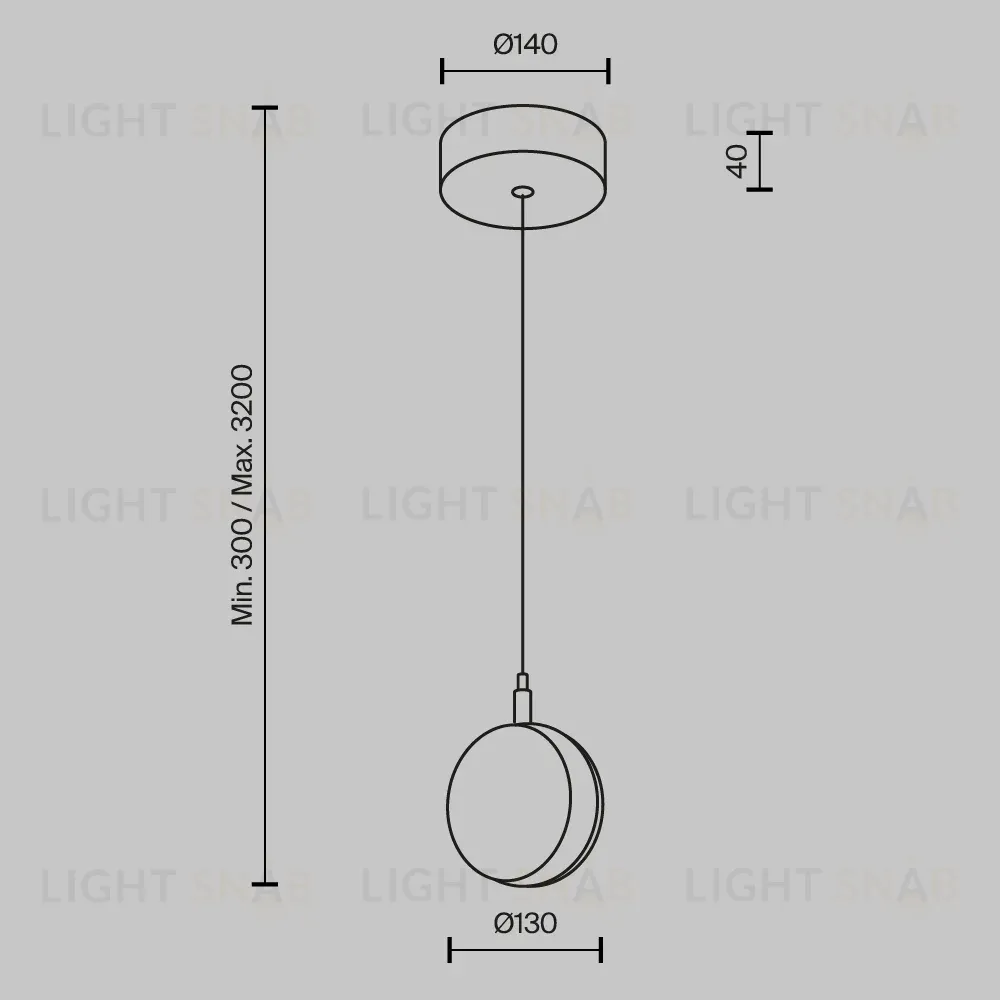 Подвесной светильник Maytoni Mind MOD299PL-L10BS3K MOD299PL-L10BS3K