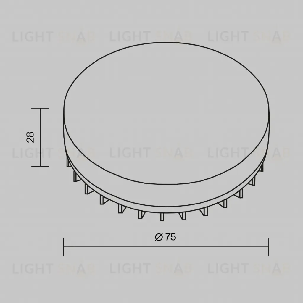 Лампа светодиодная Voltega Wi-Fi bulbs GX53 9W 2700K-6500K DIM 2430 2430