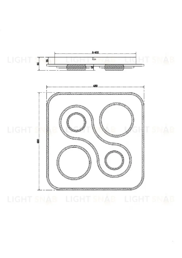 Потолочный светильник Freya Lamina FR6049CL-L95W FR6049CL-L95W