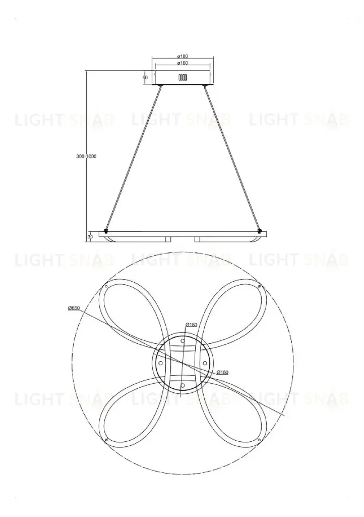 Подвесная люстра Freya Jumbo FR6047PL-L70W FR6047PL-L70W