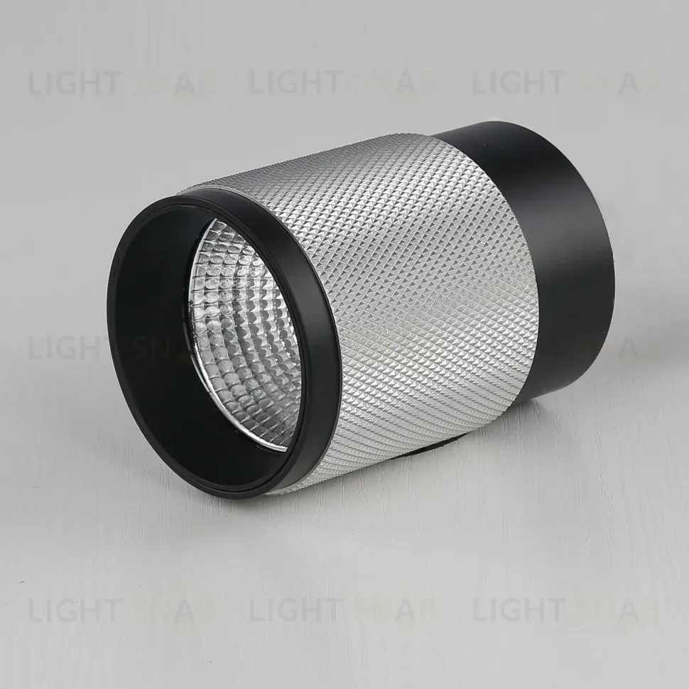 Накладной светильник iLedex Delta 1955-10W-3000K-36 BK+SL 1955-10W-3000K-36 BK+SL