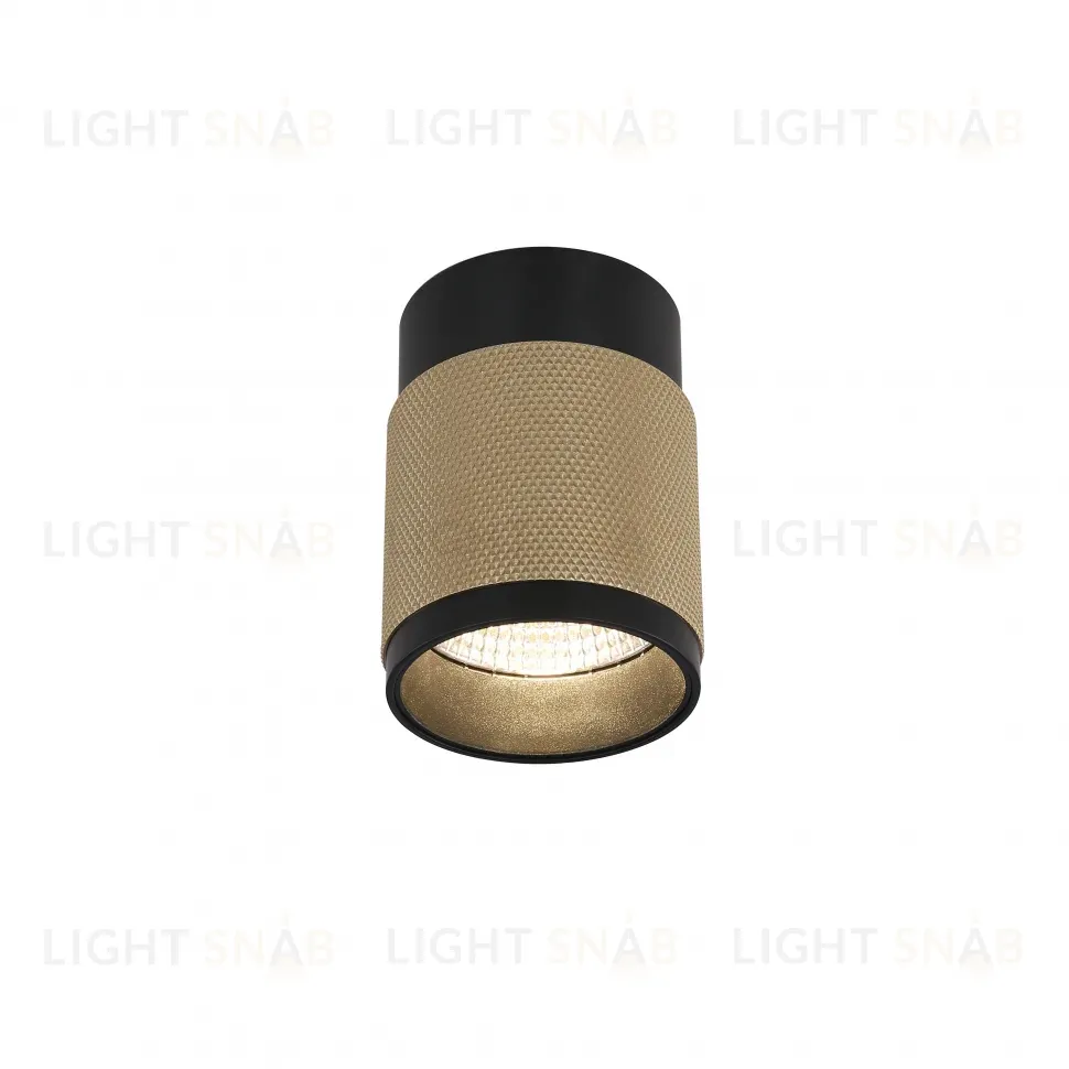Накладной светильник iLedex Delta 1955-10W-3000K-36 BK+BR 1955-10W-3000K-36 BK+BR