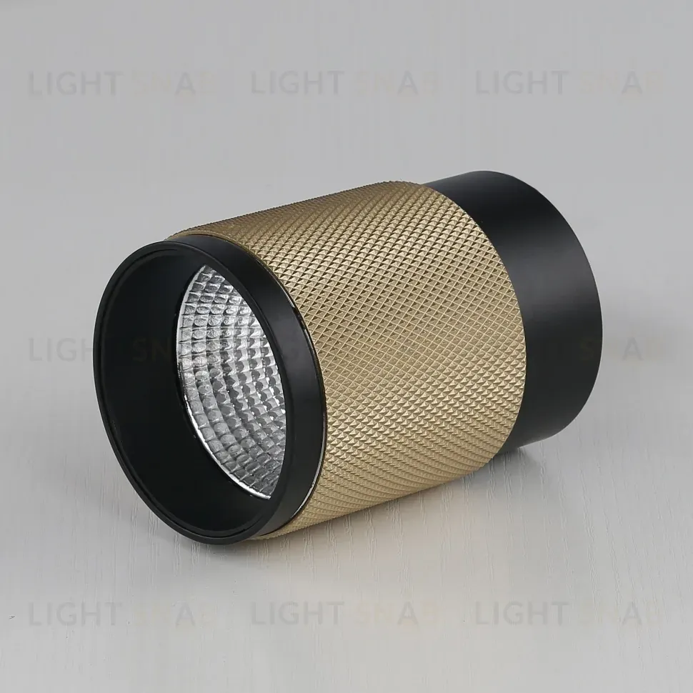 Накладной светильник iLedex Delta 1955-10W-3000K-36 BK+BR 1955-10W-3000K-36 BK+BR