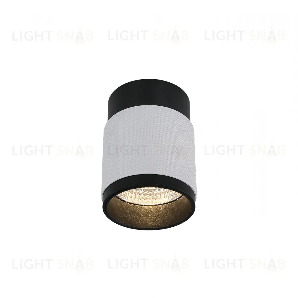 Накладной светильник iLedex Delta 1955-10W-3000K-36 BK+WH 1955-10W-3000K-36 BK+WH