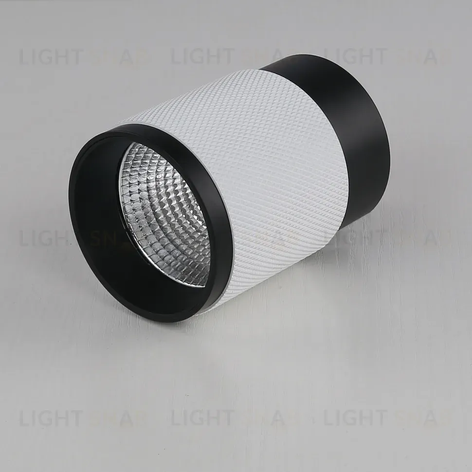 Накладной светильник iLedex Delta 1955-10W-3000K-36 BK+WH 1955-10W-3000K-36 BK+WH