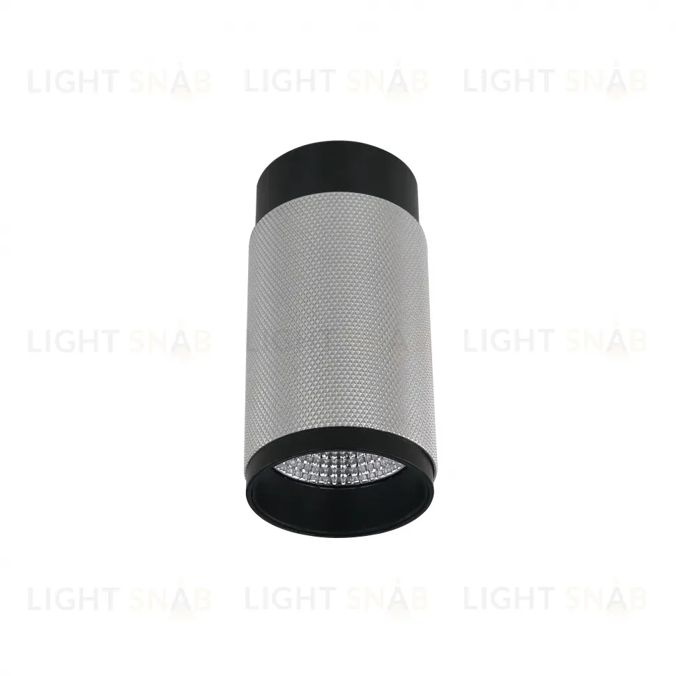 Накладной светильник iLedex Delta 1954-10W-3000K-36 BK+SL 1954-10W-3000K-36 BK+SL