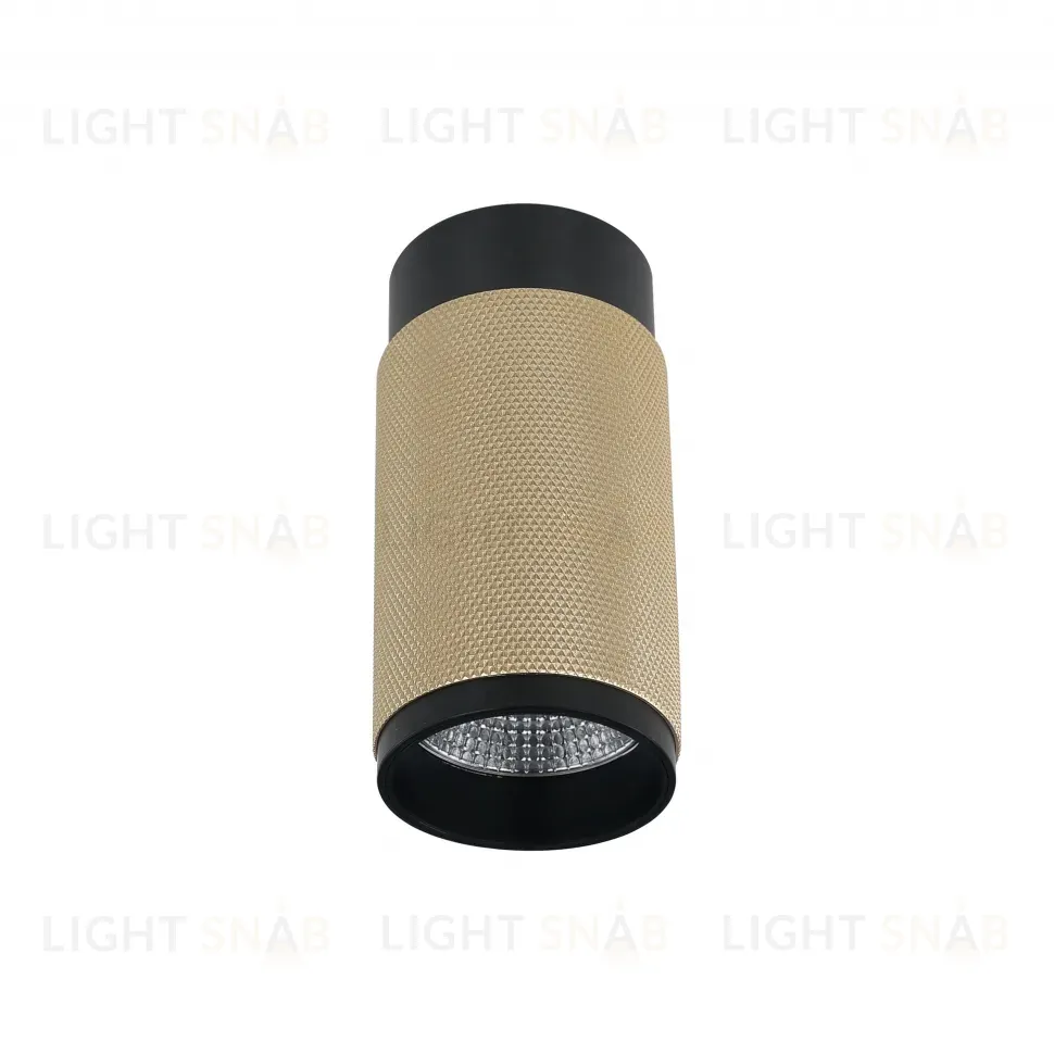 Накладной светильник iLedex Delta 1954-10W-3000K-36 BK+BR 1954-10W-3000K-36 BK+BR