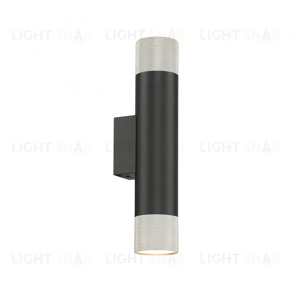 Настенный светильник iLedex Delta 2365-2 BK+SL 2365-2 BK+SL