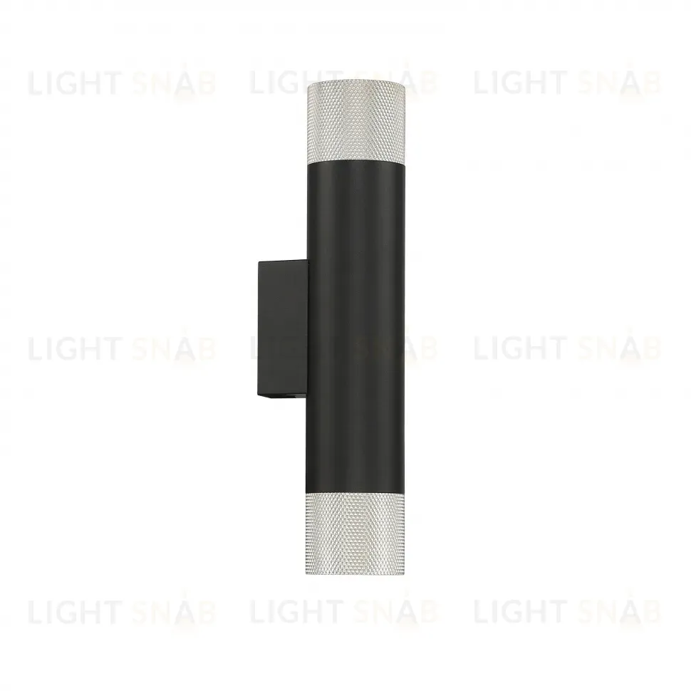Настенный светильник iLedex Delta 2365-2 BK+SL 2365-2 BK+SL