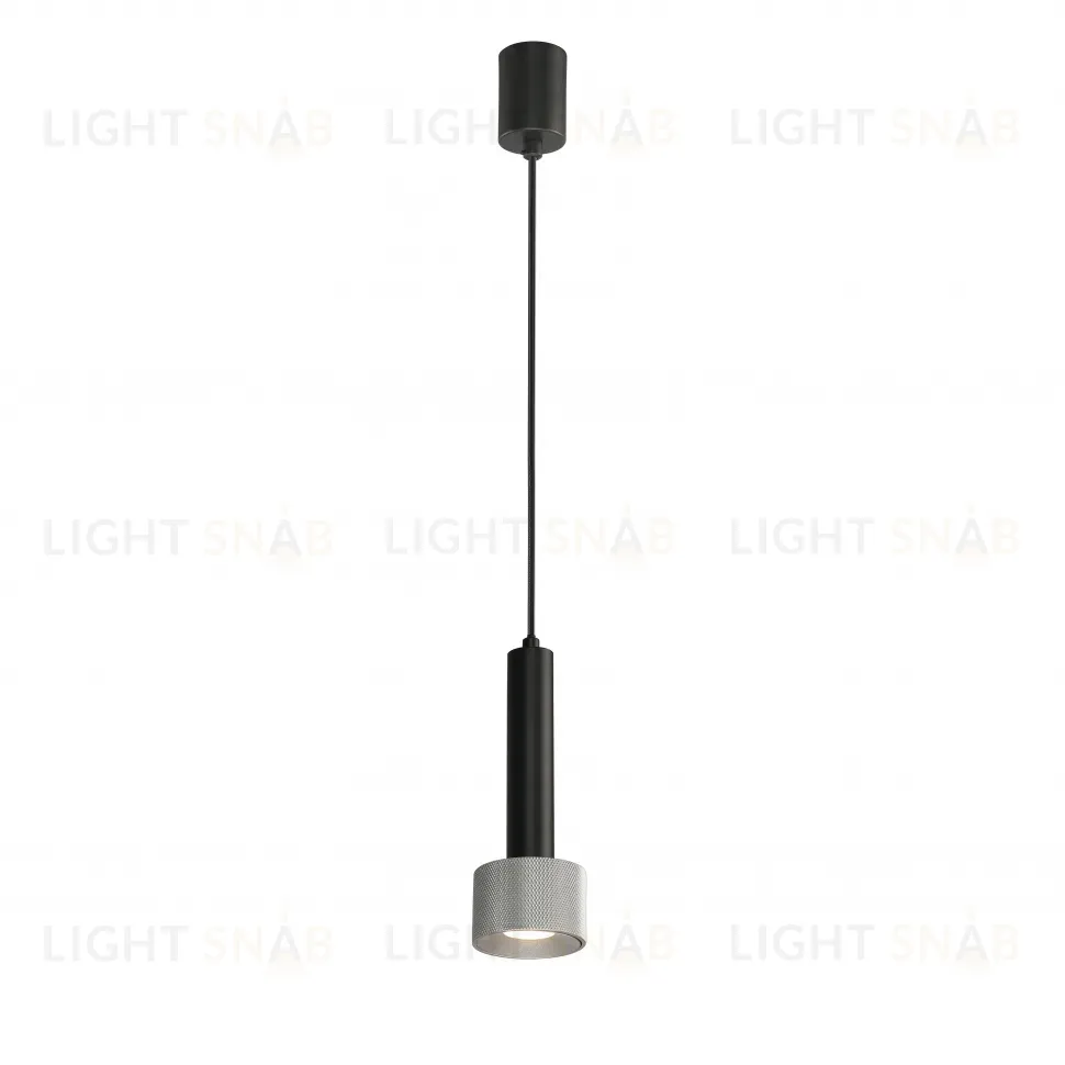 Подвесной светильник iLedex Delta 2362-1 BK+SL 2362-1 BK+SL