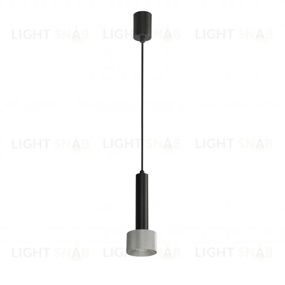 Подвесной светильник iLedex Delta 2362-1 BK+SL 2362-1 BK+SL