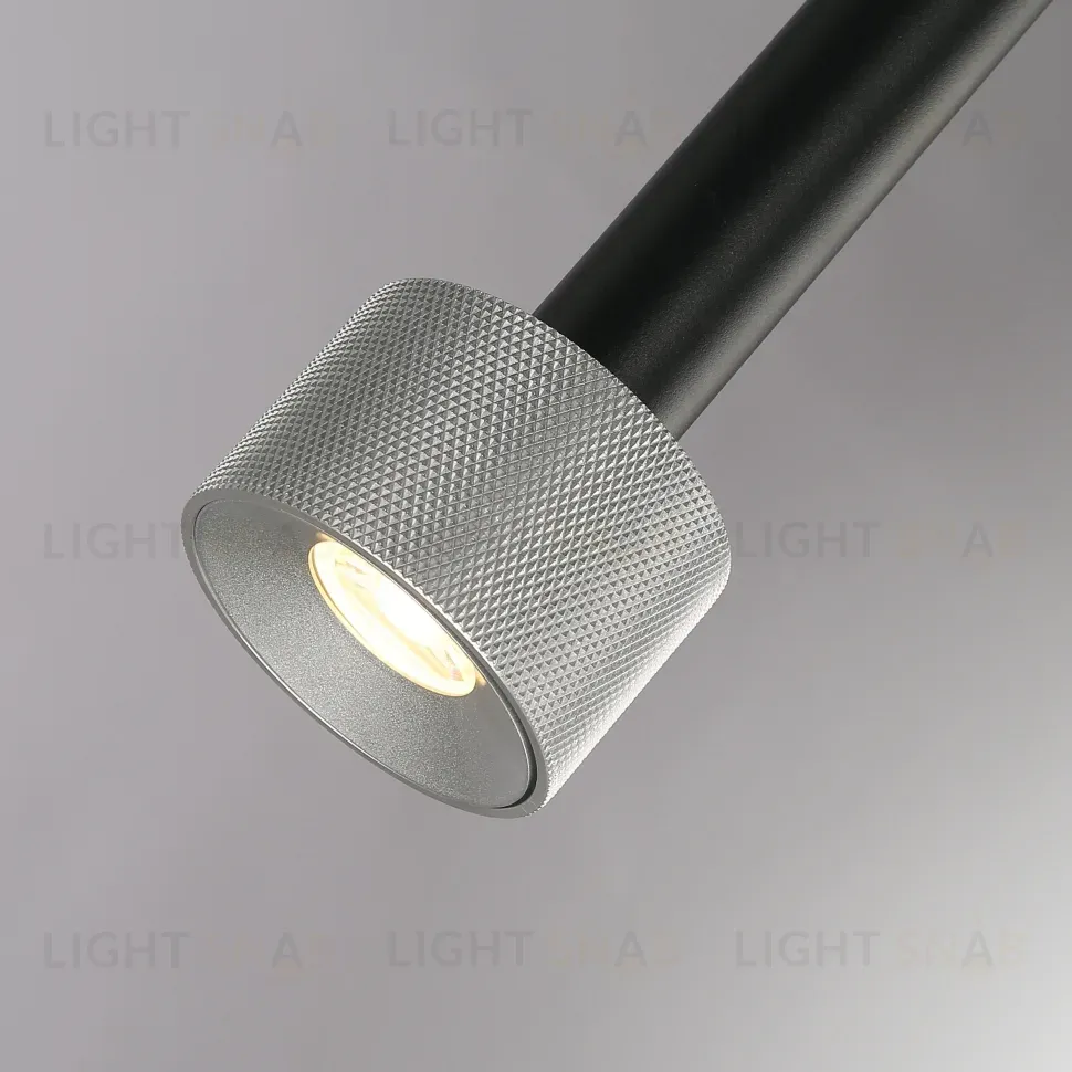 Подвесной светильник iLedex Delta 2362-1 BK+SL 2362-1 BK+SL
