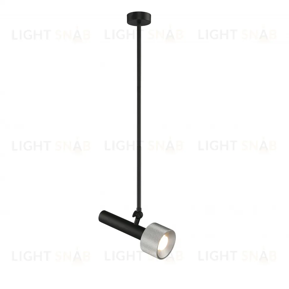 Подвесной светильник iLedex Delta 2361-1 BK+SL 2361-1 BK+SL