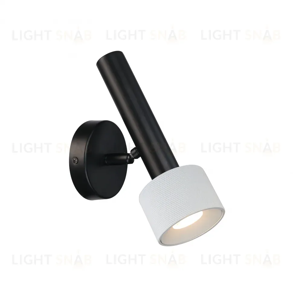Спот iLedex Delta 2360-1 BK+WH 2360-1 BK+WH