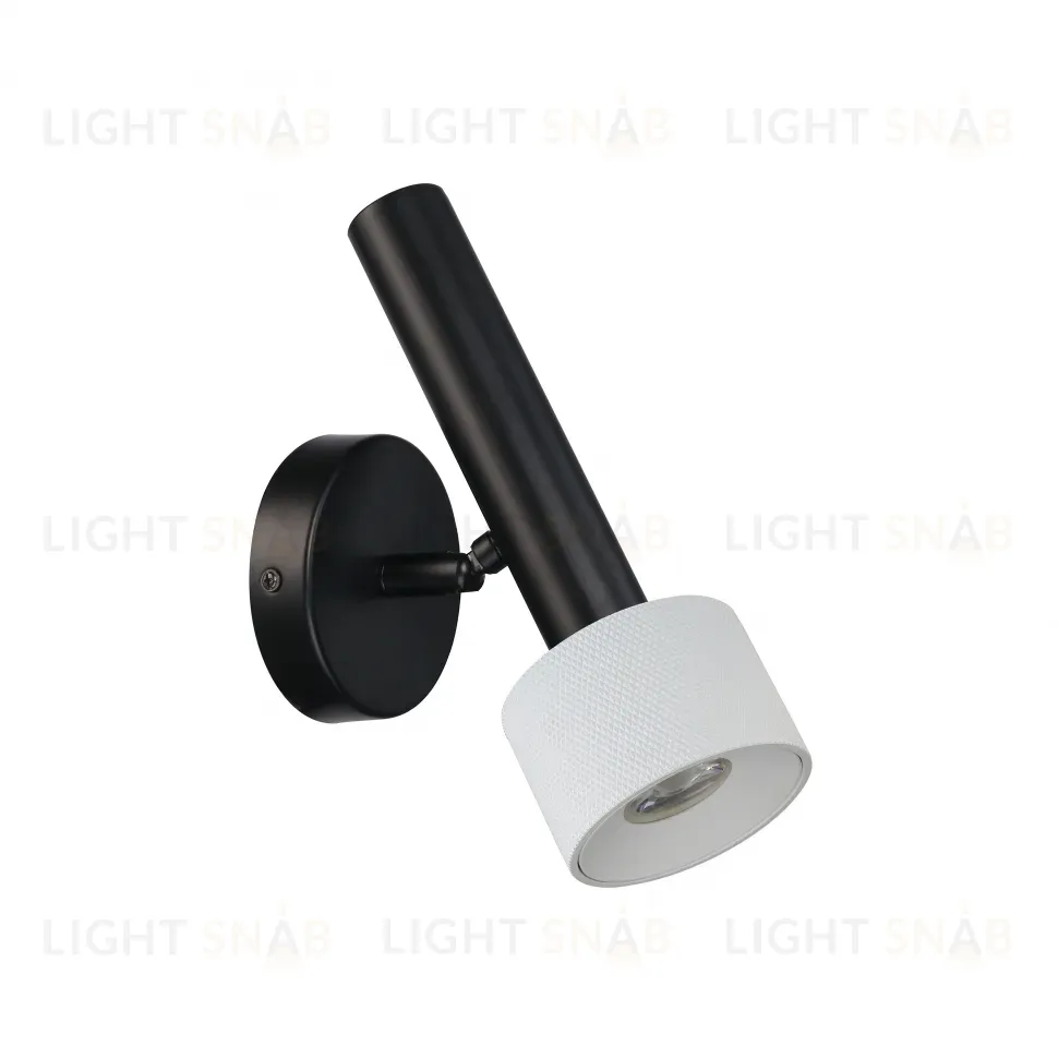 Спот iLedex Delta 2360-1 BK+WH 2360-1 BK+WH