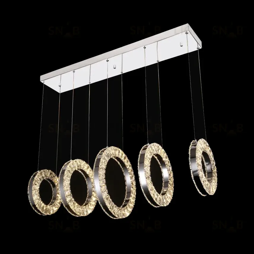 Подвесная люстра iLedex Crystal ice 4460-5 72W CR 4460-5 72W CR