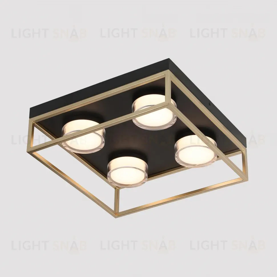 Потолочная люстра iLedex Link 4778-37x37 MBK+SGD 4778-37x37 MBK+SGD