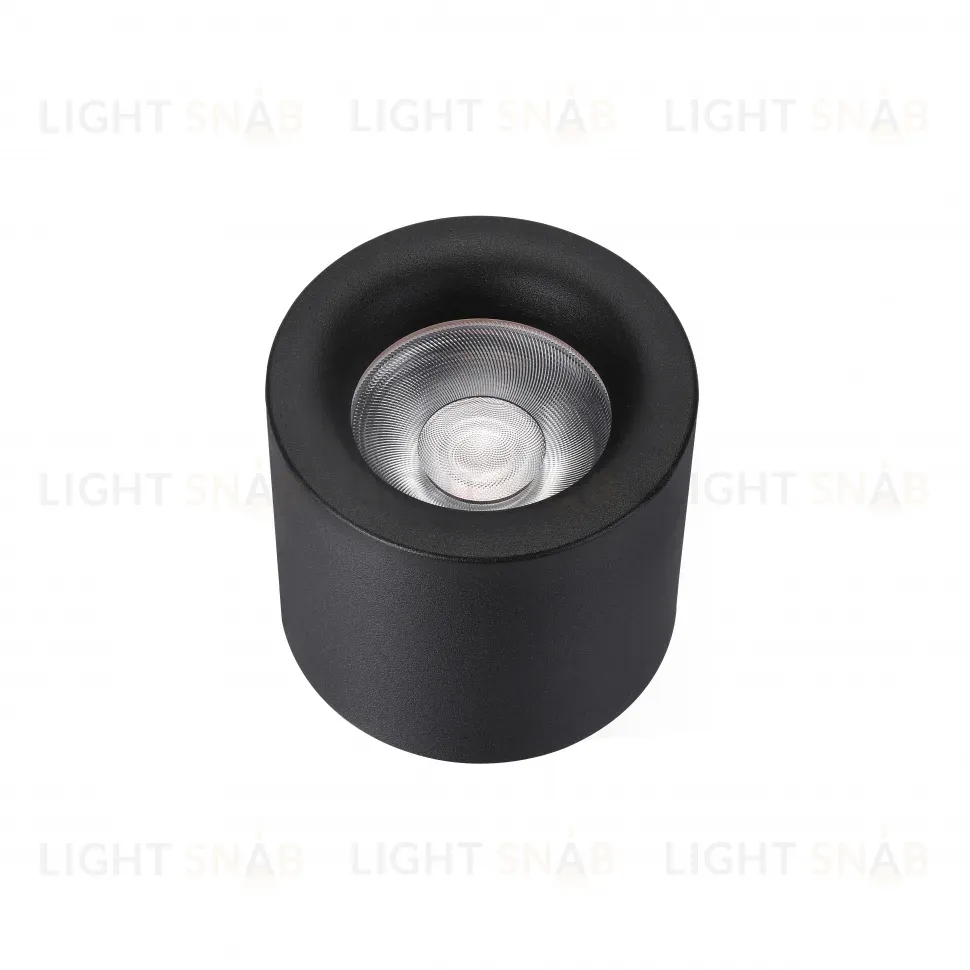 Накладной светильник iLedex Metrica 113-12W-D100-3000K-24DG-BK 113-12W-D100-3000K-24DG-BK