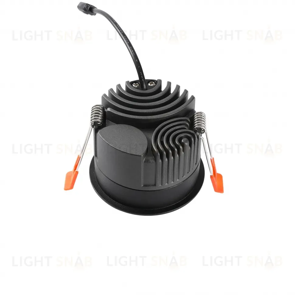 Встраиваемый светильник iLedex Mars 112-12W-D80-3000K-24DG-BK 112-12W-D80-3000K-24DG-BK