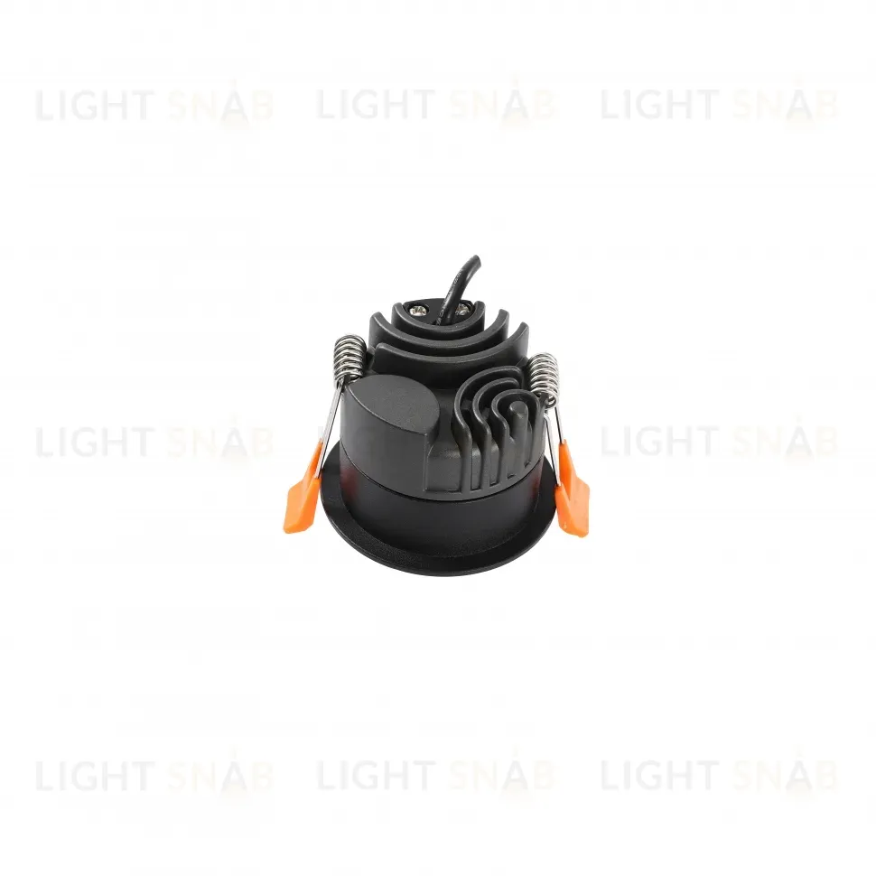 Встраиваемый светильник iLedex Mars 107-7W-D64-3000K-24DG-BK 107-7W-D64-3000K-24DG-BK