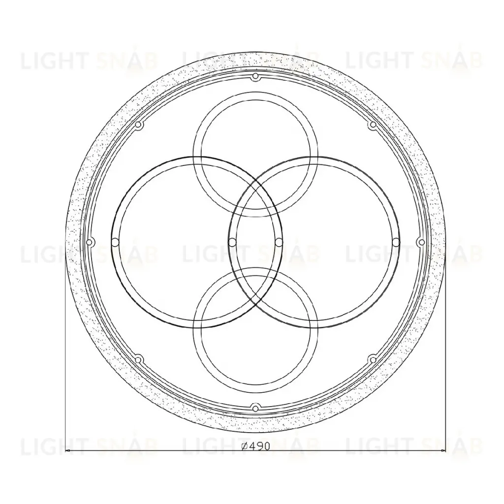 Потолочная люстра Escada Module 10235/4LED ROUND 10235/4LED ROUND