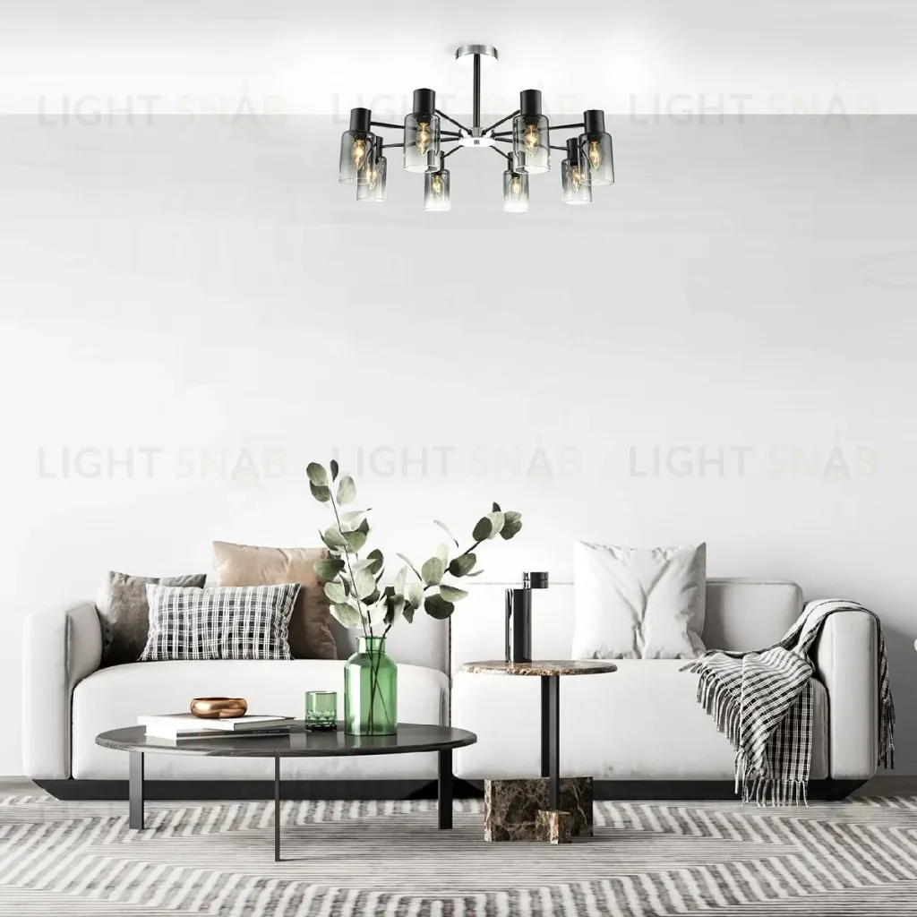 Люстра на штанге Escada Diversity 2120/8P Black 2120/8P Black