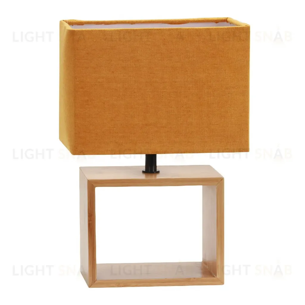 Настольная лампа Uniel UML-B401 E27 ORANGE/WOOD UL-00010955 UML-B401 E27 ORANGE/WOOD