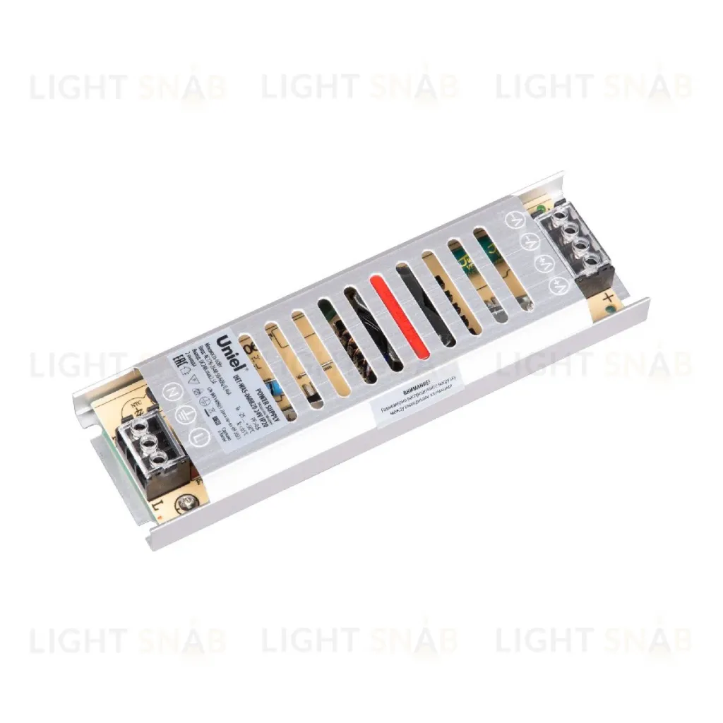 Блок питания Uniel 60Вт DC24В 2,5А IP20 UET-WAS-060B20 24V IP20 UL-00010259 UET-WAS-060B20 24V IP20