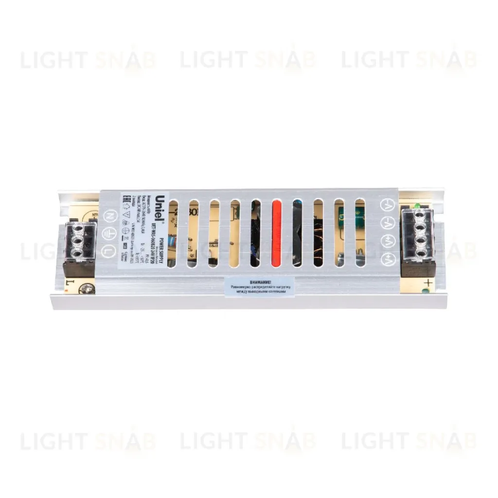 Блок питания Uniel 60Вт DC24В 2,5А IP20 UET-WAS-060B20 24V IP20 UL-00010259 UET-WAS-060B20 24V IP20