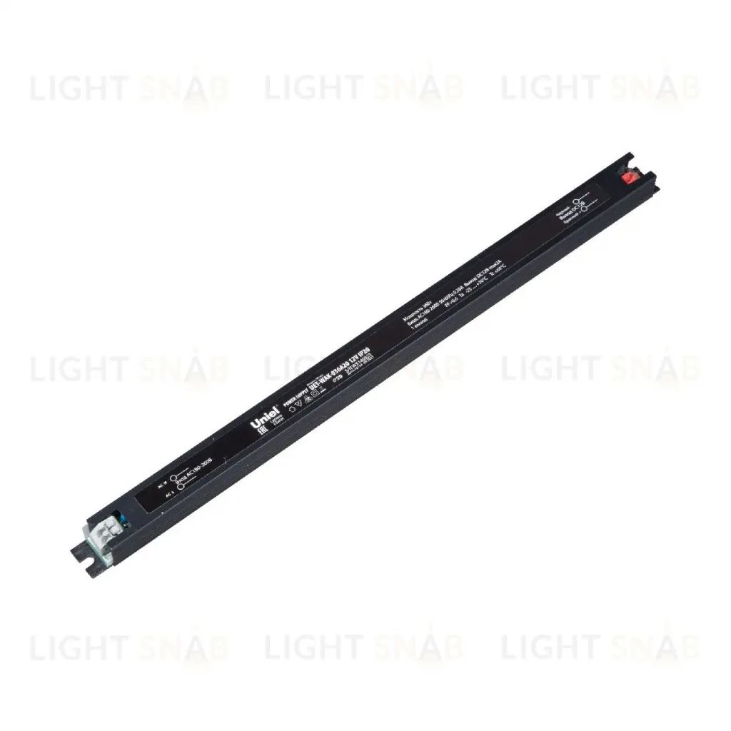Блок питания Uniel 36Вт DC12В 3А IP20 UET-WAK-036A20 12V IP20 UL-00010266 UET-WAK-036A20 12V IP20