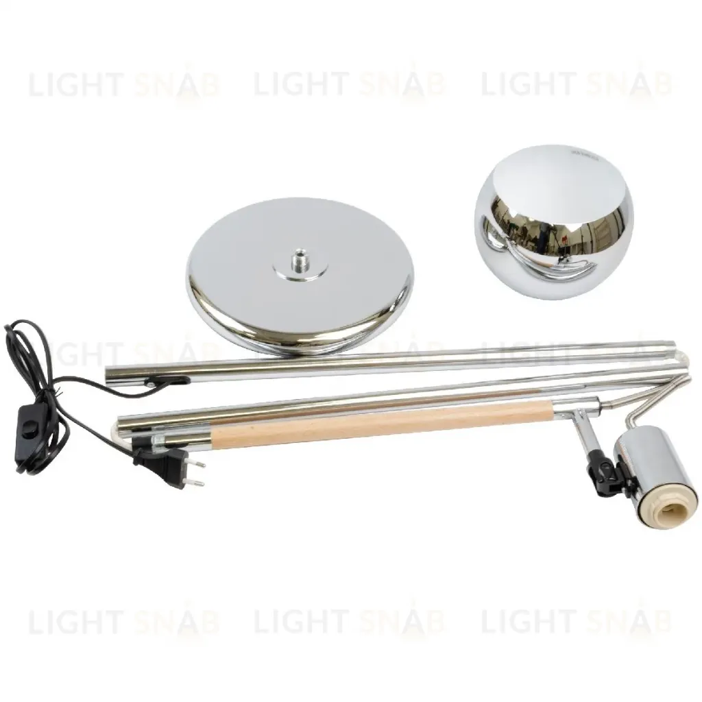 Торшер Uniel UML-T702 E14 SILVER+ UL-00010957 UML-T702 E14 SILVER+