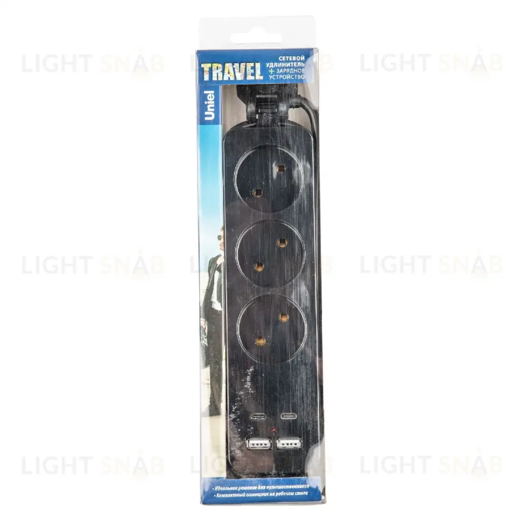 Удлинитель Uniel S-CT3-1,8UC BLACK UL-00011139 S-CT3-1,8UC BLACK